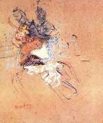  Henri  Toulouse-Lautrec Profile of a Woman oil painting